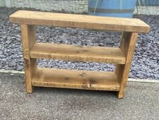1 Solid Wooden Shoe Storage Bench | Shoe Rack | Chunky Solid Wood | Hand Made | 