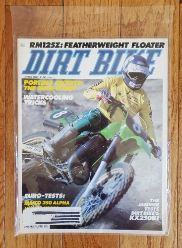 Dirt bike magazine april - bike, 1982