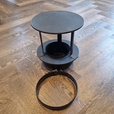 Black Rain Cap Twin Wall Cowl