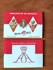 BU MONACO box set euro 2025 8 pieces 1c to 2 euros new side "pre-sale"