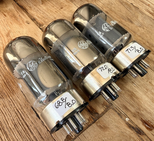 Matched trio 6550a - ge, /
