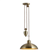 Ceiling Light Brass Polka Rise