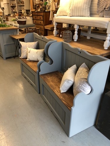 Grey bench pew - 1,