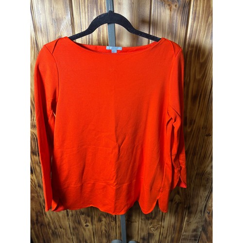Cos womens orange boat neck - boat,