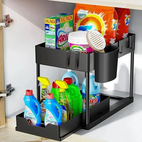 Under sink organizer tier - sink,