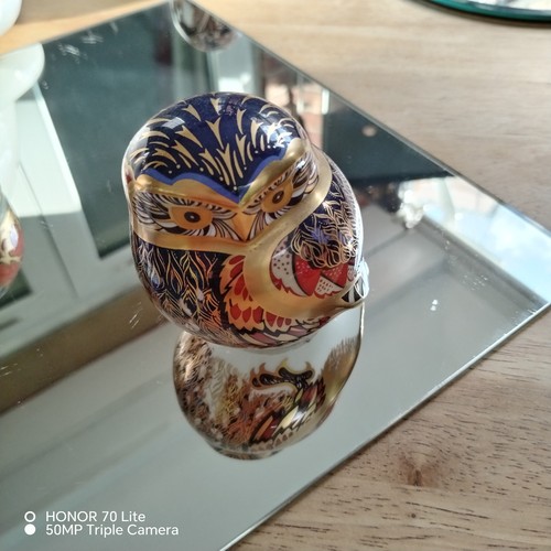 Royal crown derby paperweight - derby,