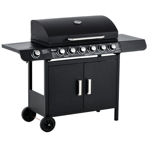 Outsunny burner gas bbq - 6+1,