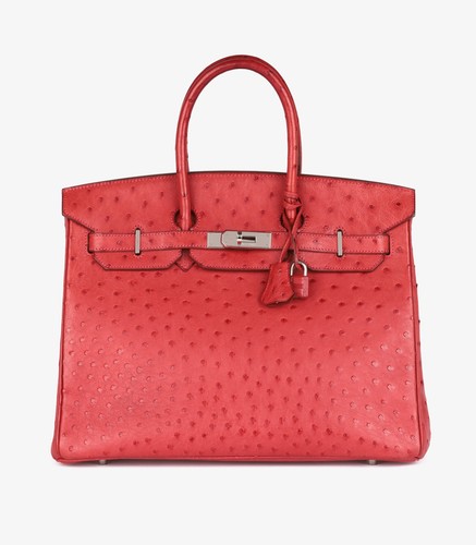 Hermès rouge vif ostrich - hermès,