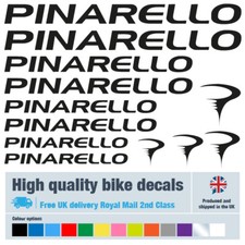 Pinarello bike decals labels