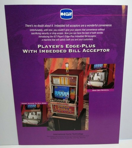 Igt slot machine flyer - slot, players