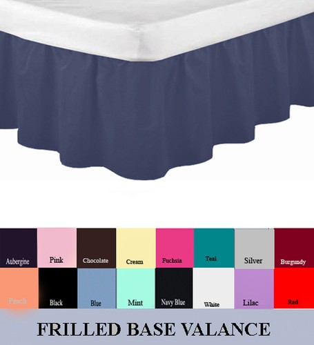 Luxury plain dyed frilled poly - plain,