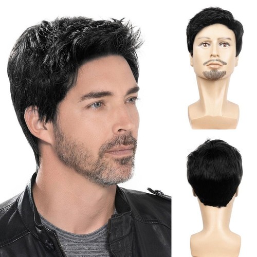 1pc men natural wig - 1pc,