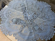 VINTAGE BLUE POLYESTER LACE
