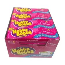 Wrigley's Hubba Bubba Bubble Gum Original Flavour Pack Of 20 X 5 Pcs