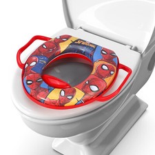Spiderman Soft Padded Potty Toilet Training Seat with Handles for Toddlers Kids