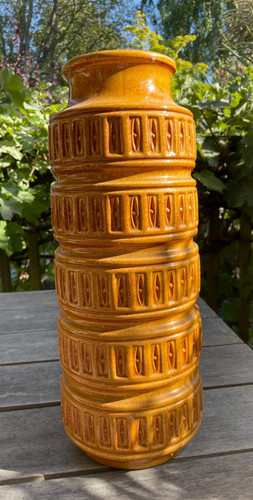 West german pottery mustard - west,