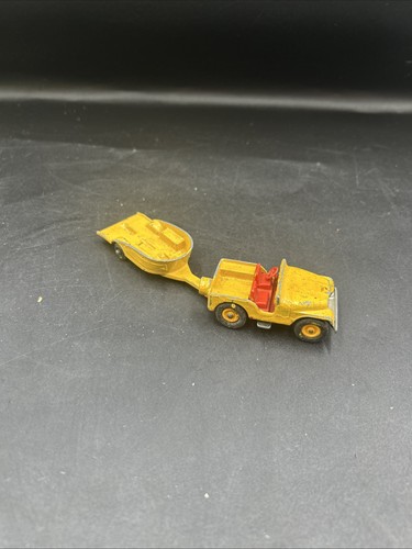 Matchbox jeep with motorcycle - matchbox,