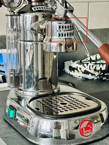 Pavoni head thermometer - la,