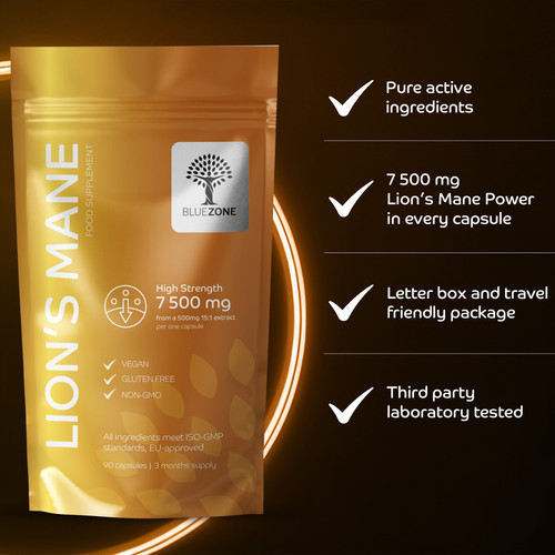 Lions mane mushroom capsules - mane,
