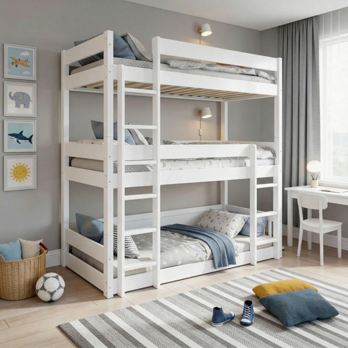 Triple bunk beds - beds, children