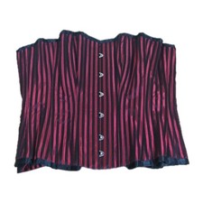 Vintage Red Black Striped