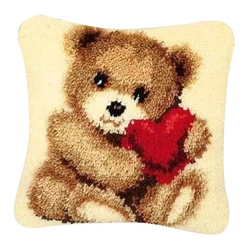 Bear love latch hook - bear,