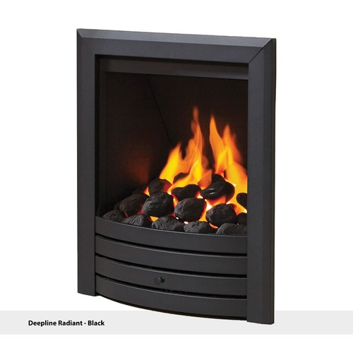 Design inset gas fire - 16", |