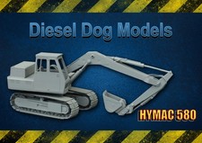 OO Gauge 1-76 scale Hymac 580c Excavator resin kit ( Variations Available)