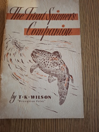 Vintage trout spinning book - spinning,