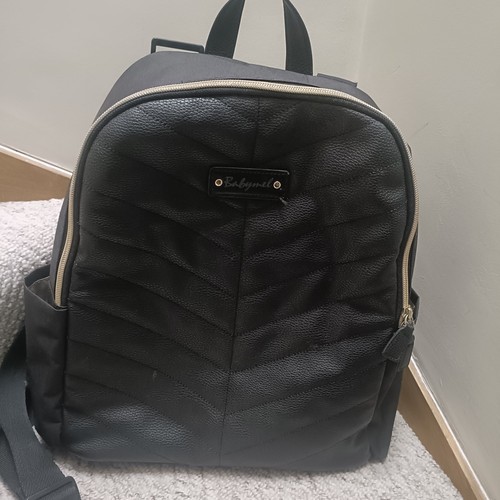 Babymel black changing bag - babymel,