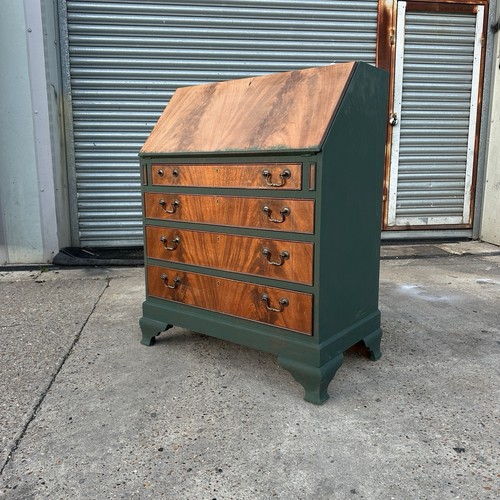 Vintage bureau writing desk - bureau,