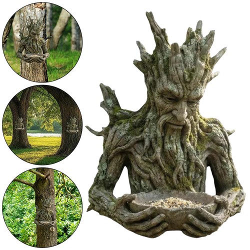 Tree spirit resin - spirit, bird