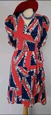 Vintage 1940s VE Day Style Red