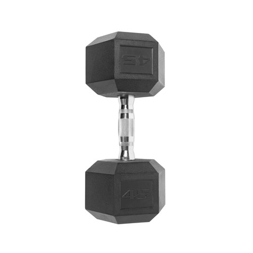 Cap barbell coated hex - cap,