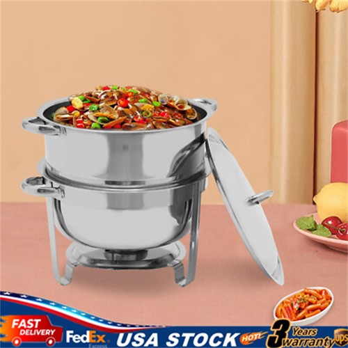 Round food chafer - round,