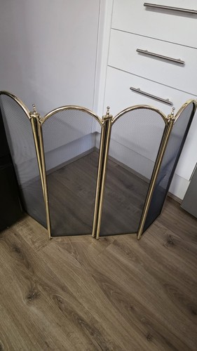 Brass folding fire - brass, screen