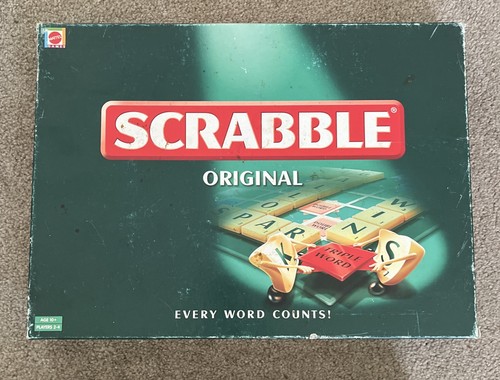Scrabble original mattel - scrabble,