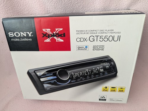 Sony cdx gt550ui car stereo - sony, cdx-gt550ui