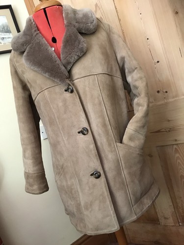 Ladies shearling coat - coat, jacket