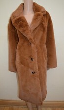 New Next Faux Fur Brown Notch
