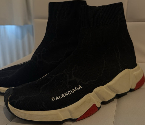 Balenciaga speed black white - balenciaga,
