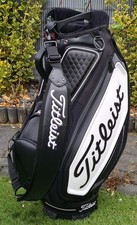 Titleist Tour Series Black & White 14-Way Staff Bag – Mint Condition - RRP £465