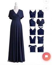 Navy Bridesmaid Dress Wrap