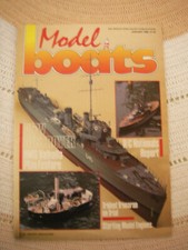 Model Boats Magazine January 1988 Used but in good condition & Arrow plan