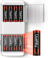 8 Pack Rechargeable AA Lithium