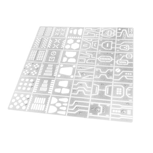 Chip shaped scoring engraving - chip-shaped,