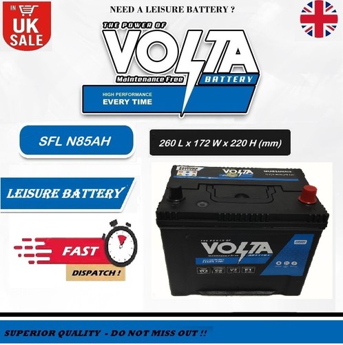 12v 85ah leisure battery - leisure, sfln