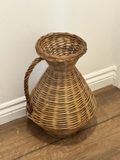 Wicker Vase Jug Style Large