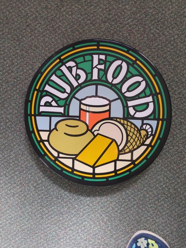 Vintage enamel pub food - pub,