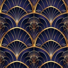 20x Blue Theos Art Deco Peel